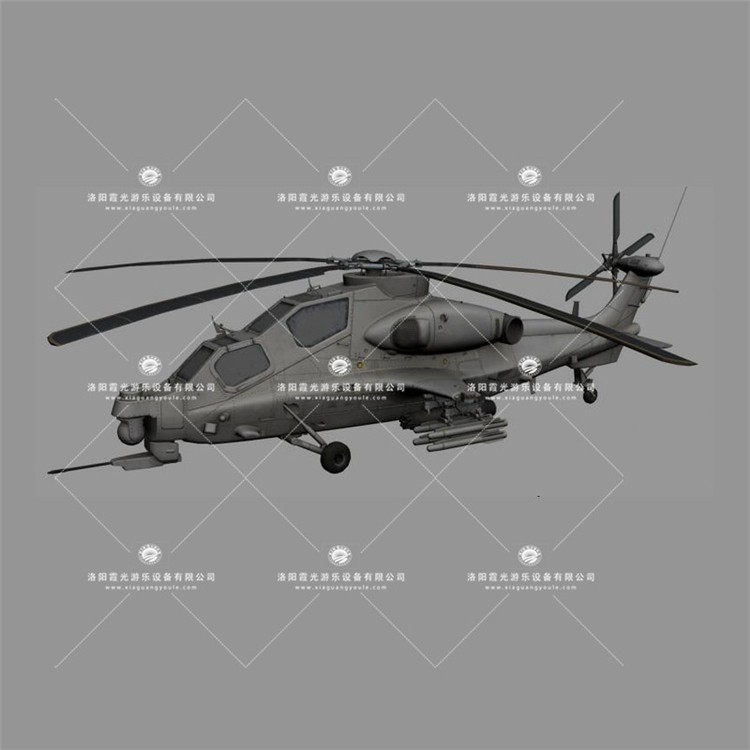 岑溪武装直升机3D模型